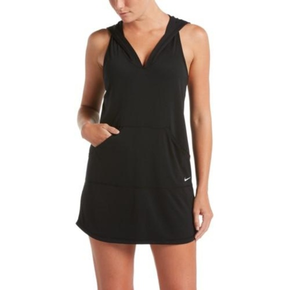 nike hooded dress cover up